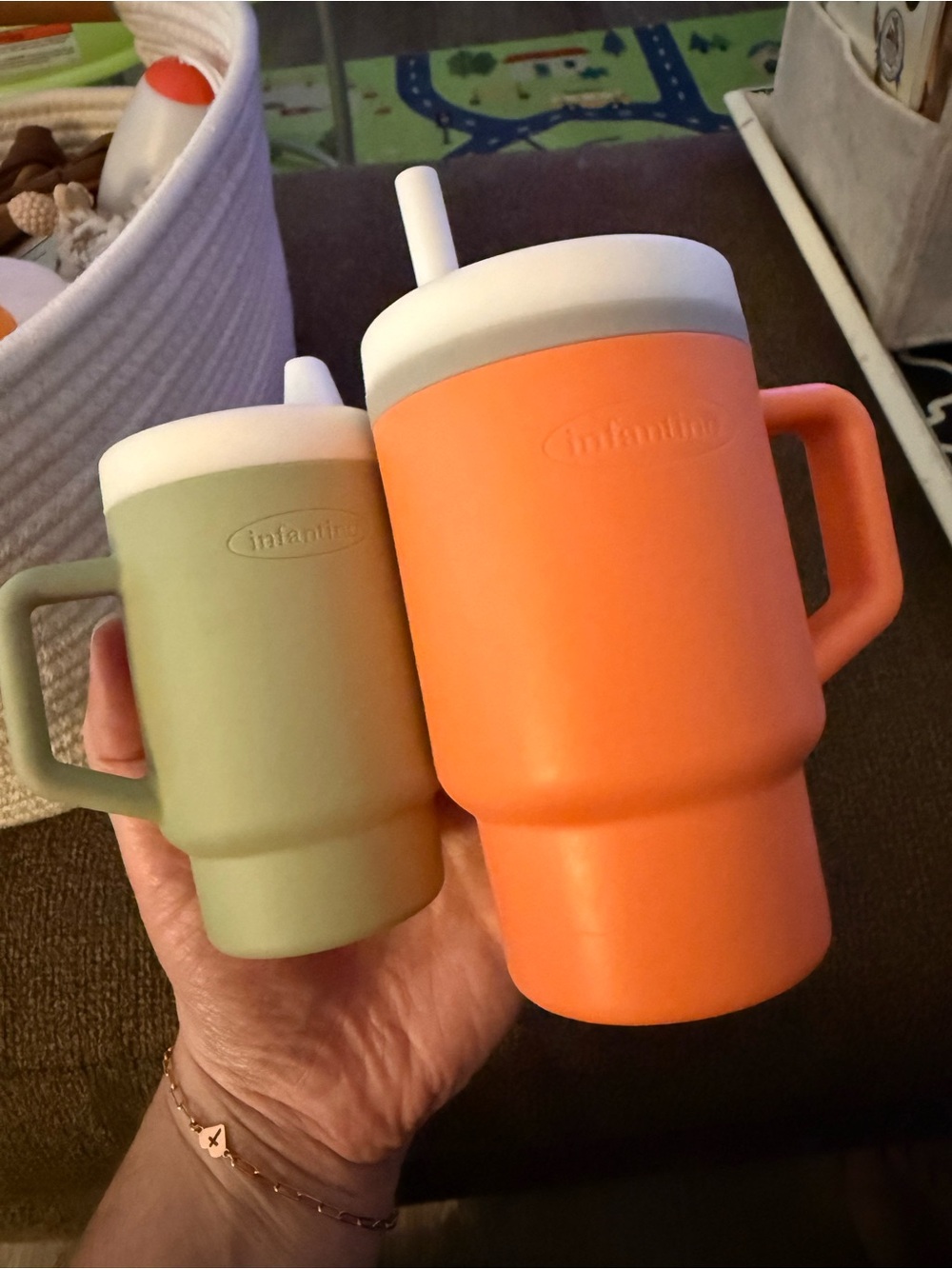 Infantino “My First Tumblers” Silicone Sippy Cups
